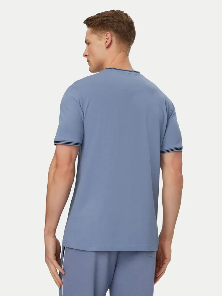 T-Shirt Taul 50521245 Niebieski jasny Regular Fit 3