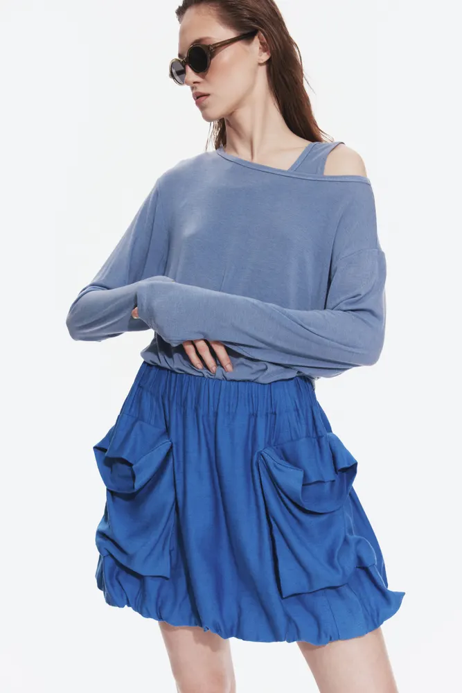 Zestaw topów boat neck Ice blue 4